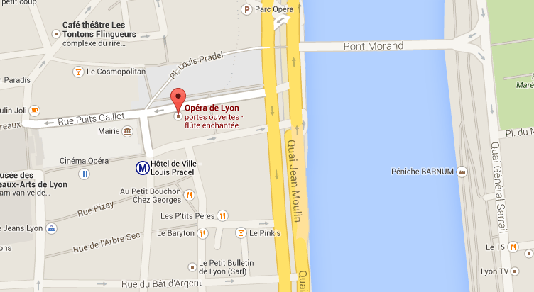Opéra de Lyon google map ()