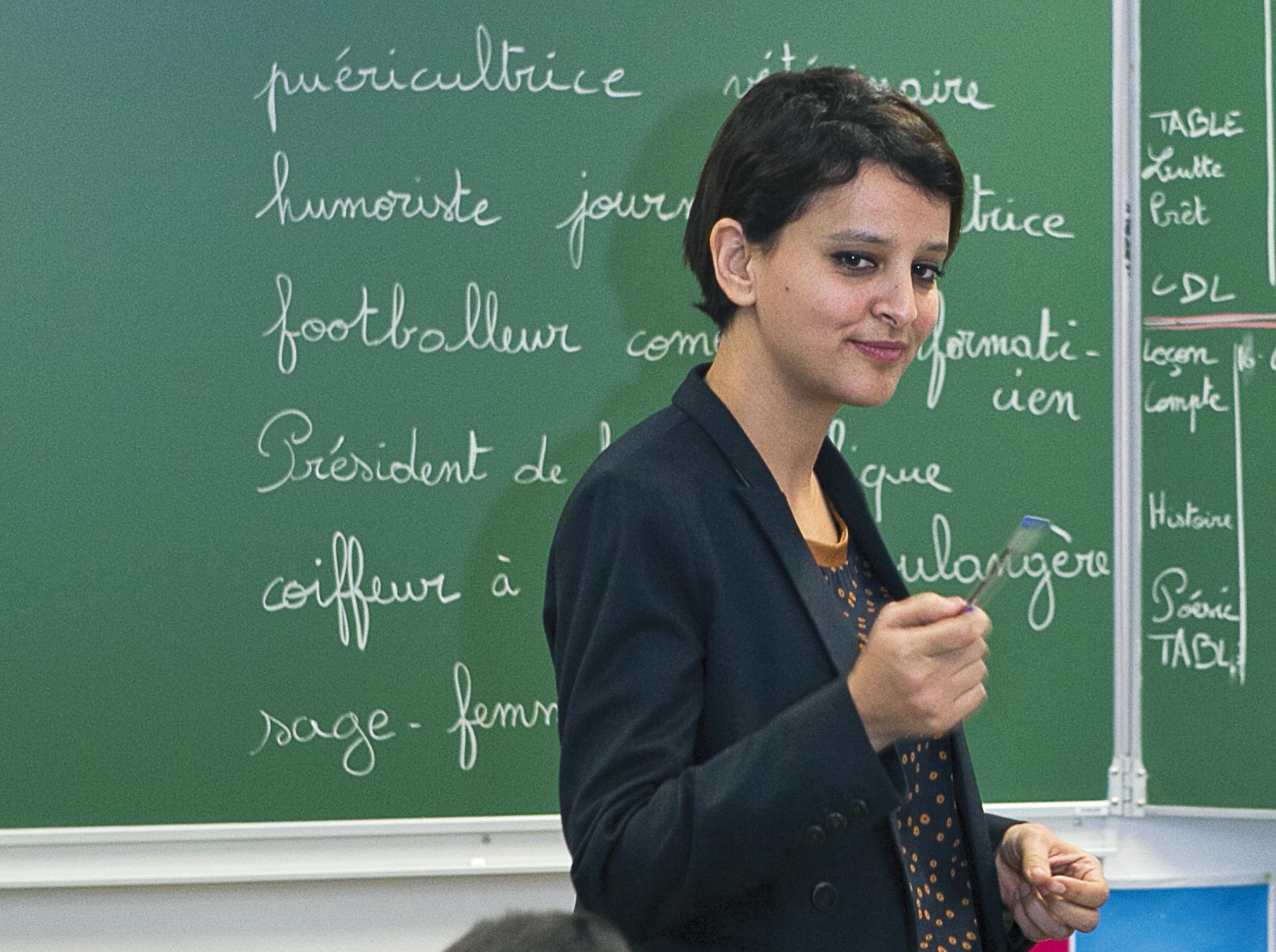 Najat Vallaud-Belkacem, ministre de l’Education nationale © Tim Douet