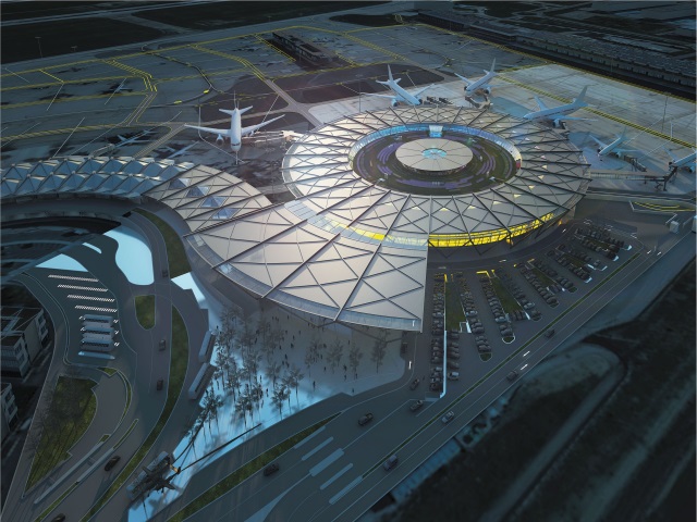 Le nouveau terminal 1 de l’aéroport Saint-Exupéry (projet d’architecte)