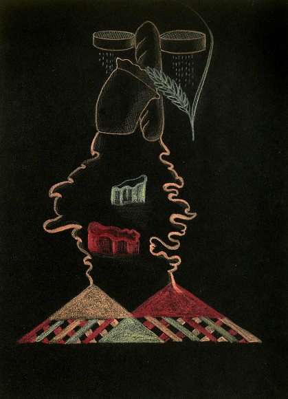 André Breton, Paul et Nush Eluard – Cadavre exquis, 1931. 32x23 cm © Galerie Michel Descours