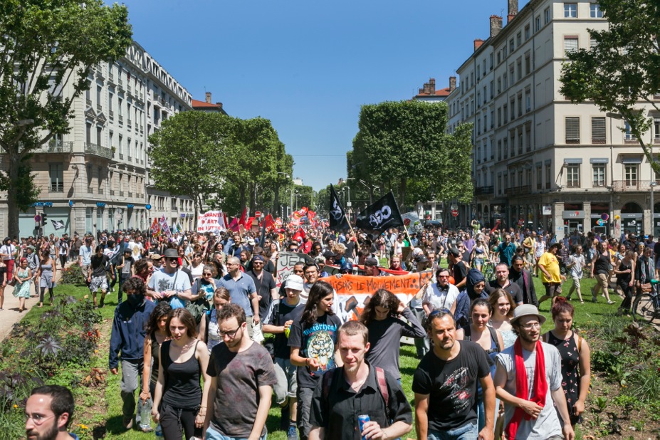 Manifestation contre la loi Travail à Lyon le 23 juin 2016