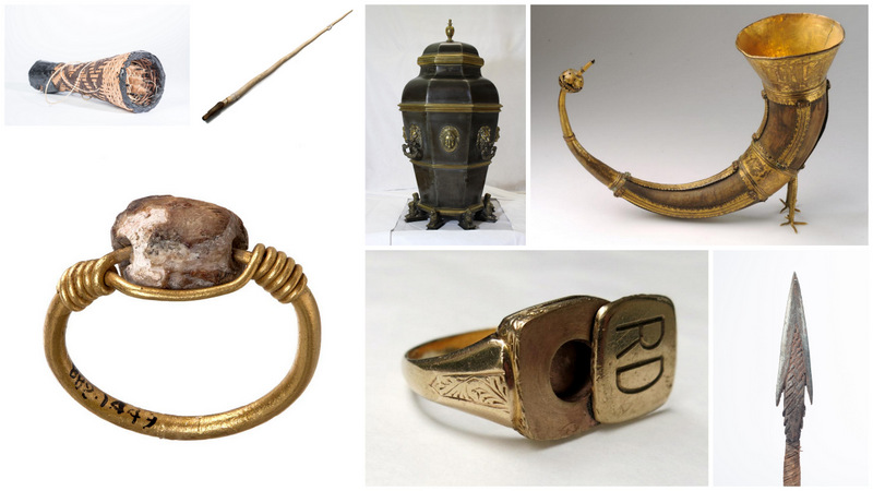 Quelques-uns des objets présentés dans l’expo Venenum © Mathias Benguigui et C. Letertre / Musée des Confluences