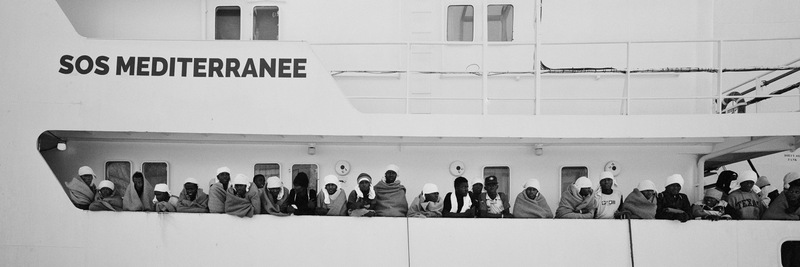 Sauvetage de migrants au large des côtes libyennes, 30 mars 2016 © Edouard Elias