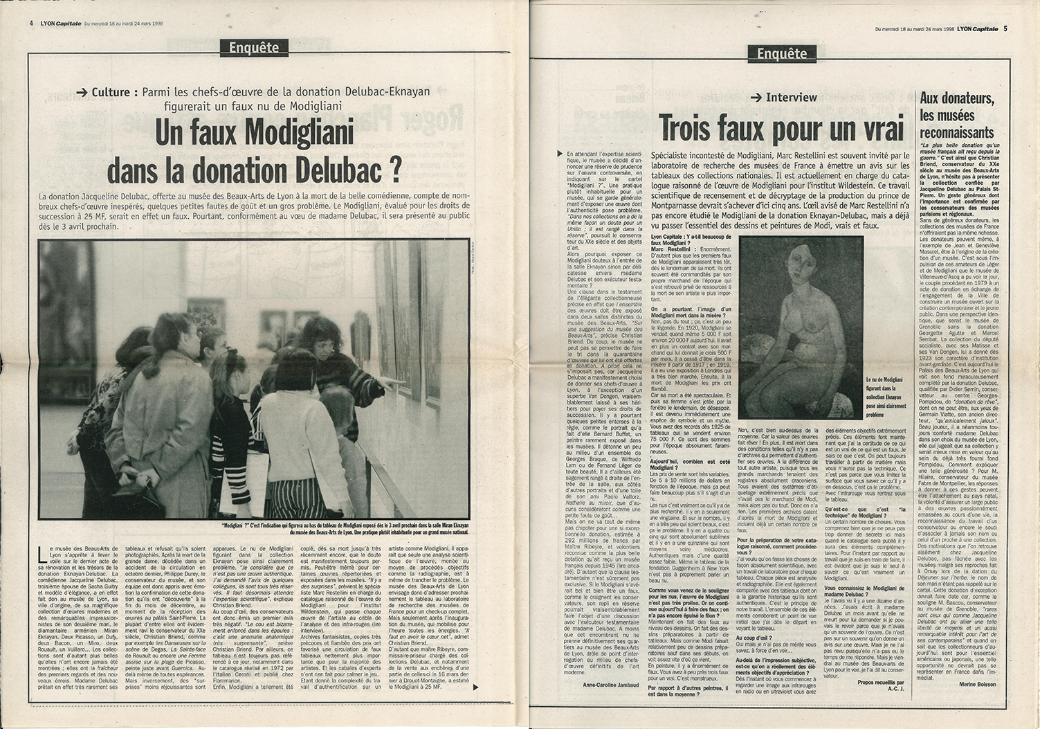 Lyon Capitale n°163, 18 mars 1998, p. 4 © Lyon Capitale