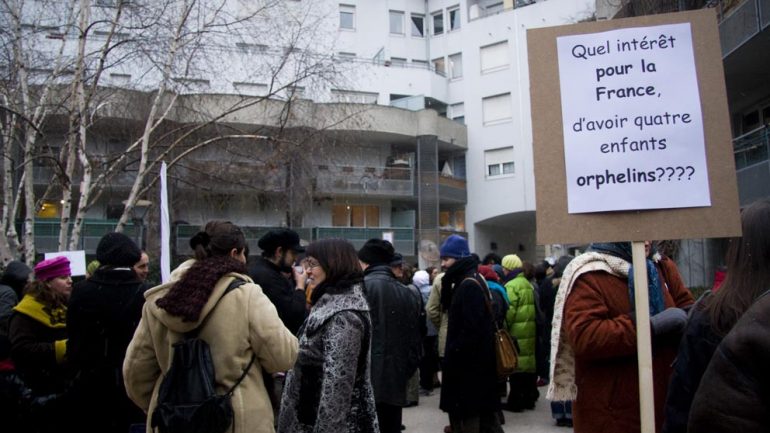 rassemblement de soutien à Guilherme