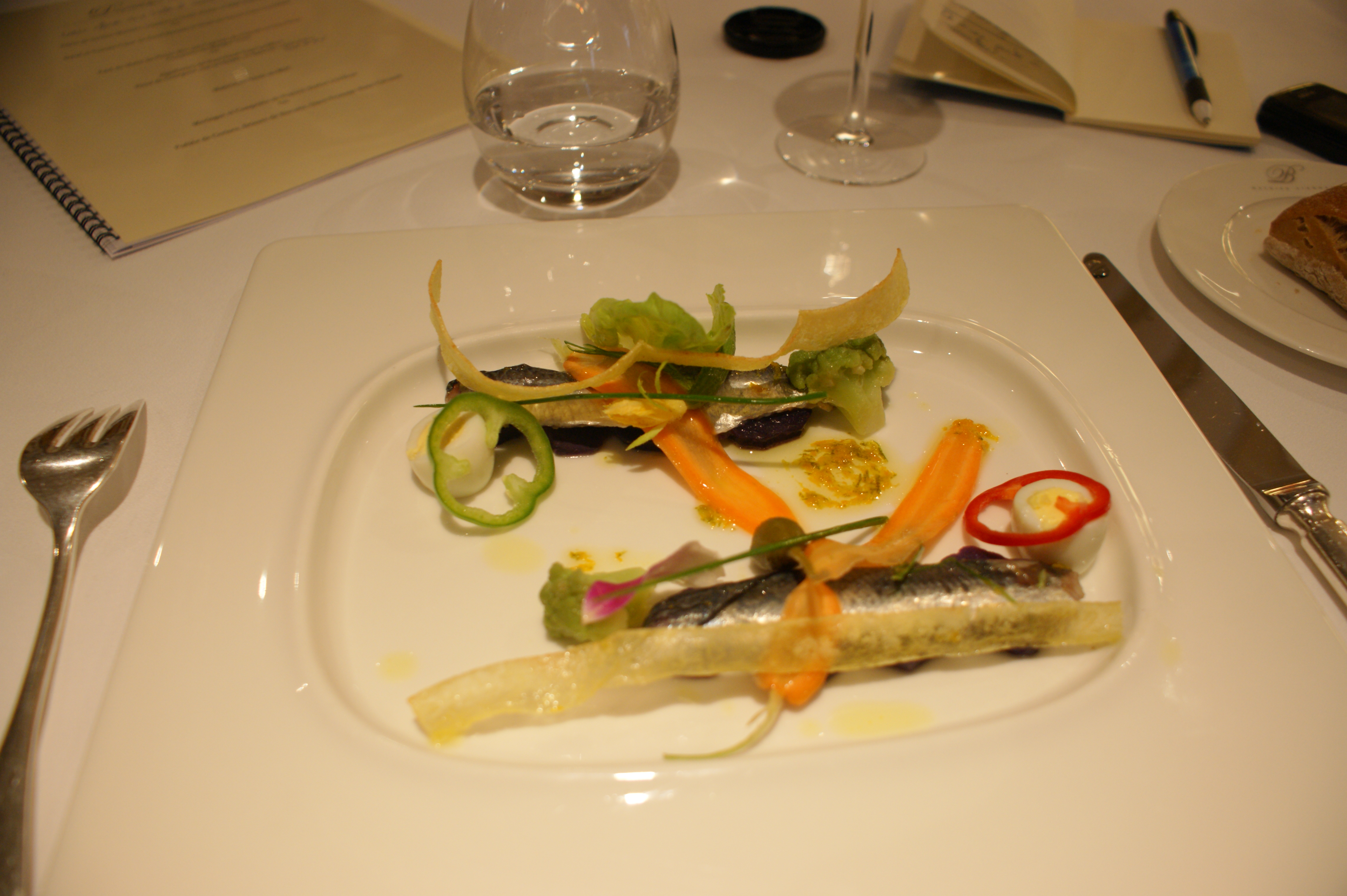 Filets de sardine marinés de Mathieu Viannay Filets de sardine marinés de Mathieu Viannay