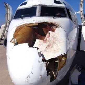 avion cassé