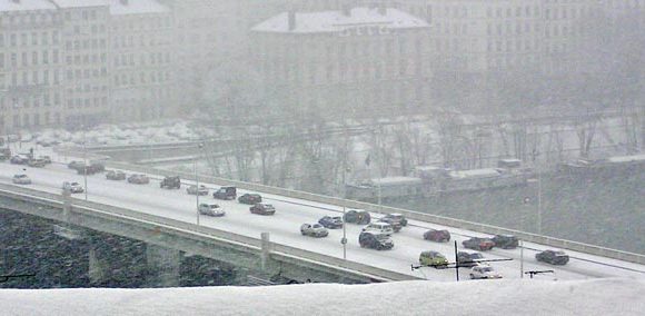 Lyon sous la neige