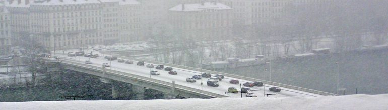 Lyon sous la neige