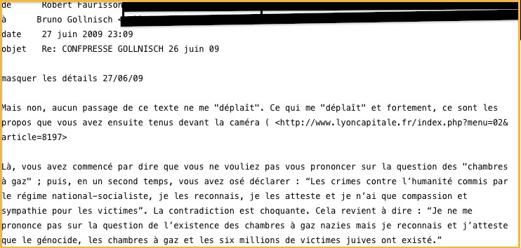 Faurisson Gollnisch () Faurisson Gollnisch ()