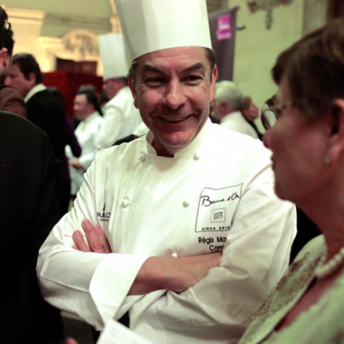 Le chef Régis Marcon, qui présentera le projet lyonnais au jury