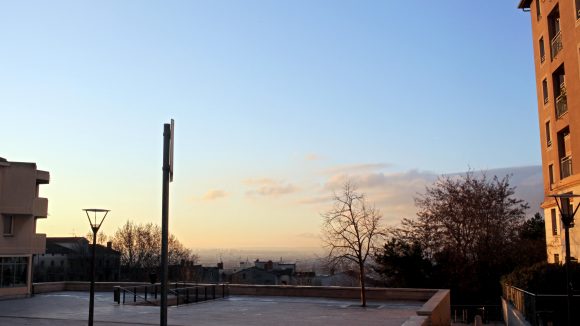 Vue de Lyon Le matin