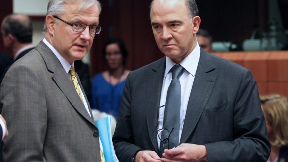 Olli Rehn Pierre Moscovici