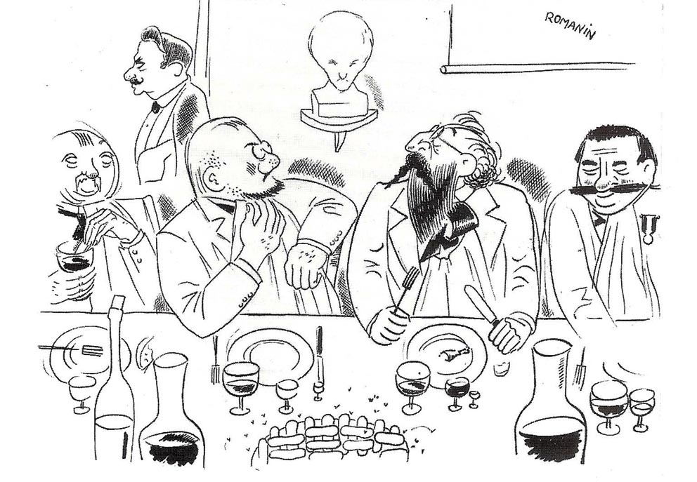 Le banquet démocratique, Romanin Le banquet démocratique, Romanin