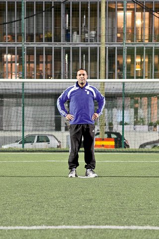 Akim Abassi, le président de l'AS Confluence © Tim Douet