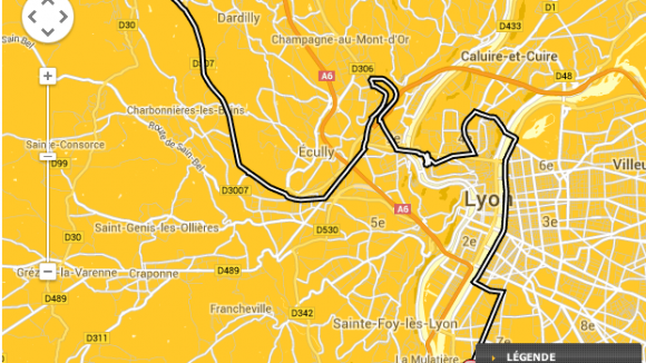 Tour de France parcours nu