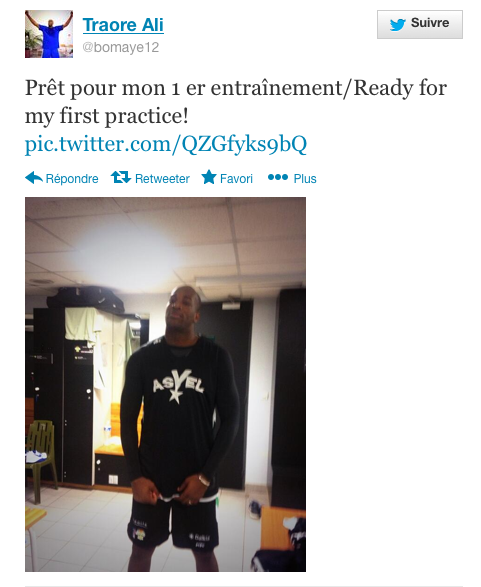 traoré tweet ()