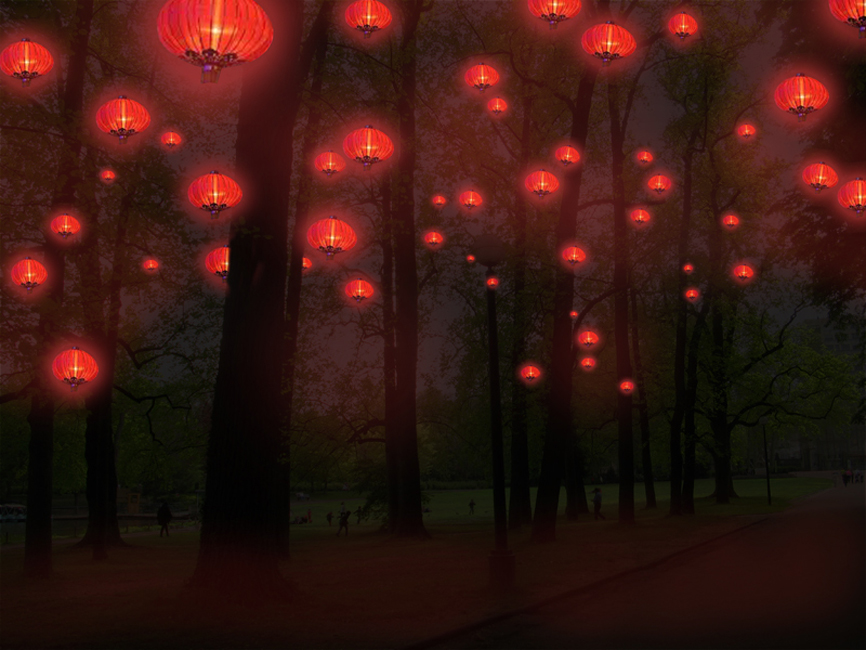 Fête des lumières 2013, projet chinois au parc de la Tête-d’Or © Ville de Lyon Fête des lumières 2013, projet chinois au parc de la Tête-d’Or © Ville de Lyon