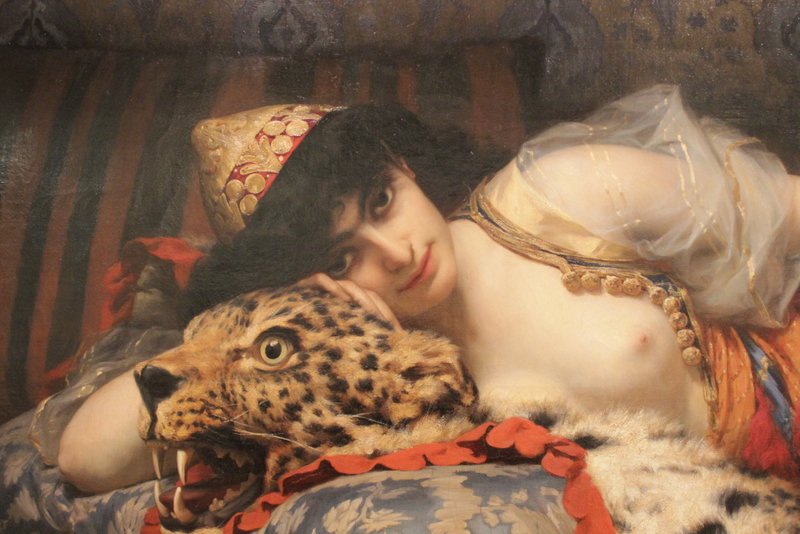 Gaston-Casimir Saint-Pierre, Odalisque couchée (détail) Gaston-Casimir Saint-Pierre, Odalisque couchée (détail)