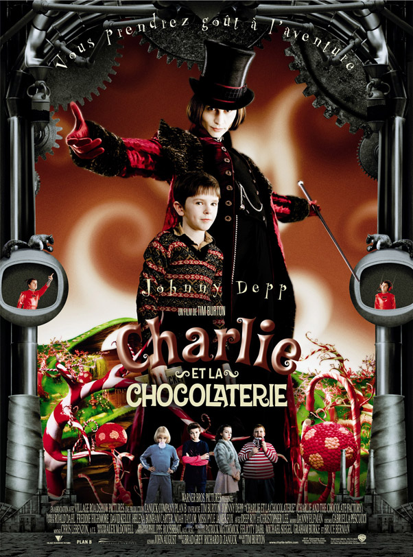 Charlie et la chocolaterie (affiche du film)
