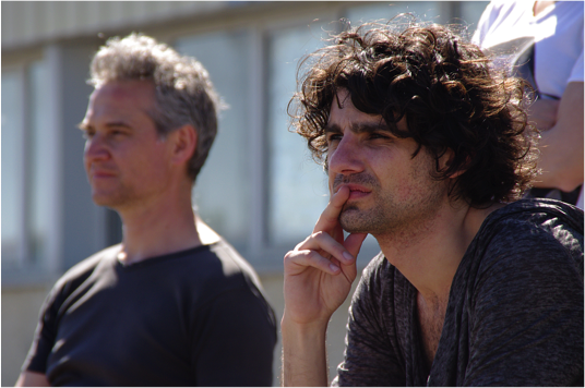 Benjamin Forel et Marcelo Sepulveda, de la troupe du Levant © Océane Fournier