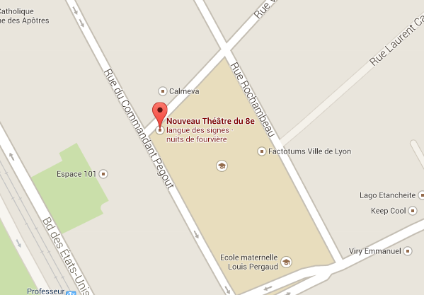 Carte Nouveau Théâtre du 8e () Carte Nouveau Théâtre du 8e ()