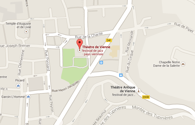 Carte Théâtre de Vienne ()