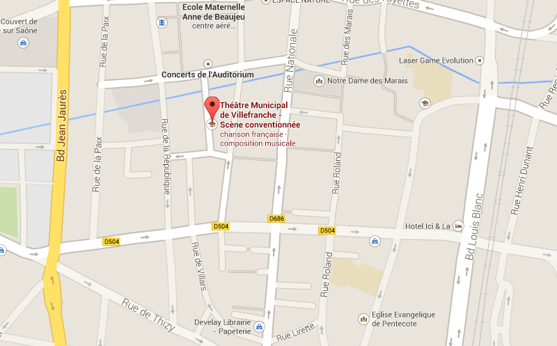Carte Théâtre de Villefranche () Carte Théâtre de Villefranche ()