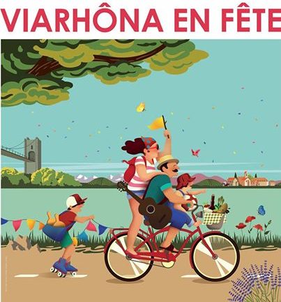 Affiche ViaRhôna en fête