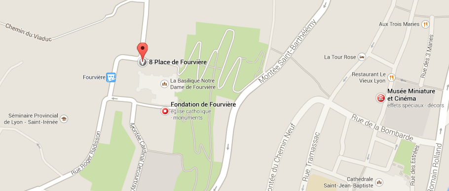 carte musée de Fourvière () carte musée de Fourvière ()