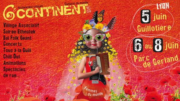 Affiche festival 6e continent 2014