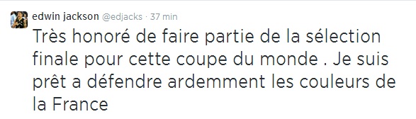 Edwin Jackson Coupe du monde () Edwin Jackson Coupe du monde ()