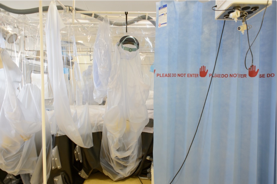 Chambre du Royal Hospital de Londres. ©Leon Neal / AFP