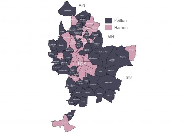 Villes Grand Lyon et rythmes scolaires