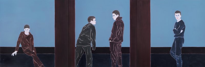 Djamel Tatah, sans titre, huile et cire sur toile © Adagp Djamel Tatah, sans titre, huile et cire sur toile © Adagp