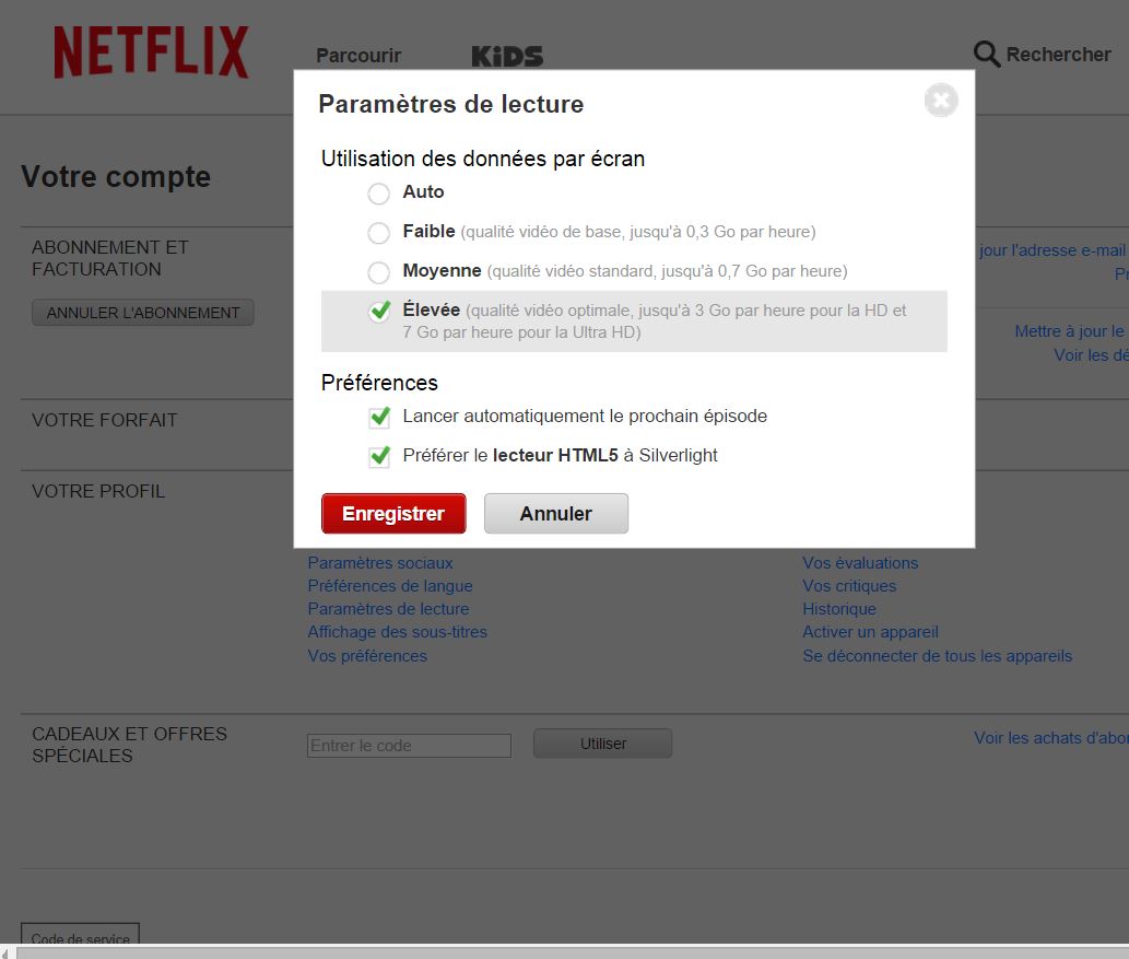 netflix qualité ()