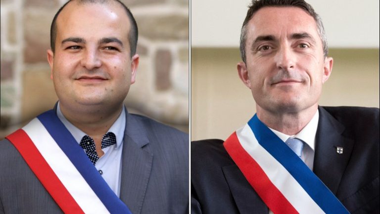 David Rachline (gauche) et Stéphane Ravier (droite)