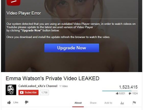 fausse vidéo d'Emma Watson nue