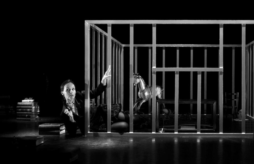 Anne de Boissy dans “Une chambre à soi”, mise en scène de Sylvie Mongin-Algan © DR Anne de Boissy dans “Une chambre à soi”, mise en scène de Sylvie Mongin-Algan © DR