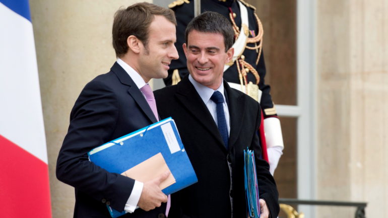 Emmanuel Macron Manuel Valls