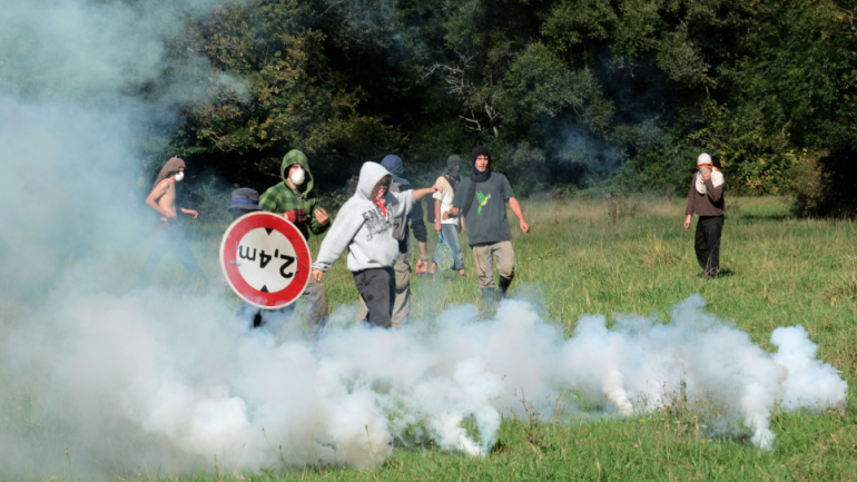 Action d'opposition au barrage de Sivens