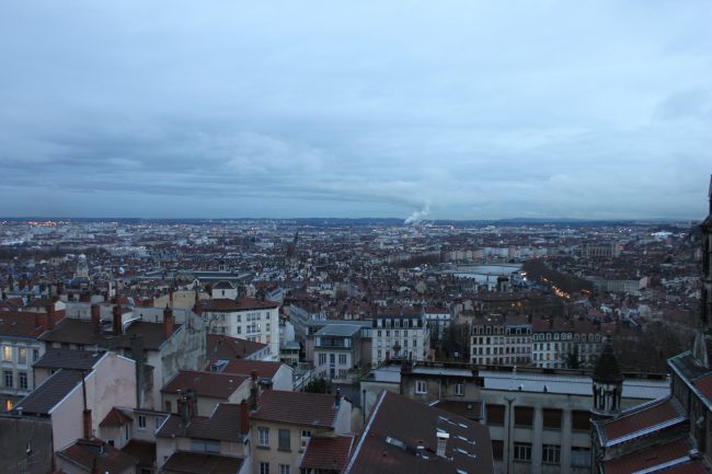 Un voile opaque et un ciel nébuleux sont attendus toute la journée à Lyon ©Manon Millet