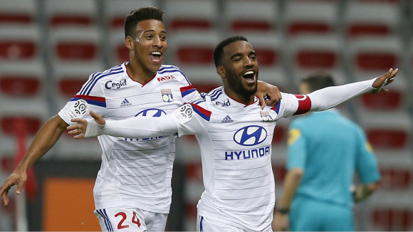 Tolisso et Lacazette Nice OL