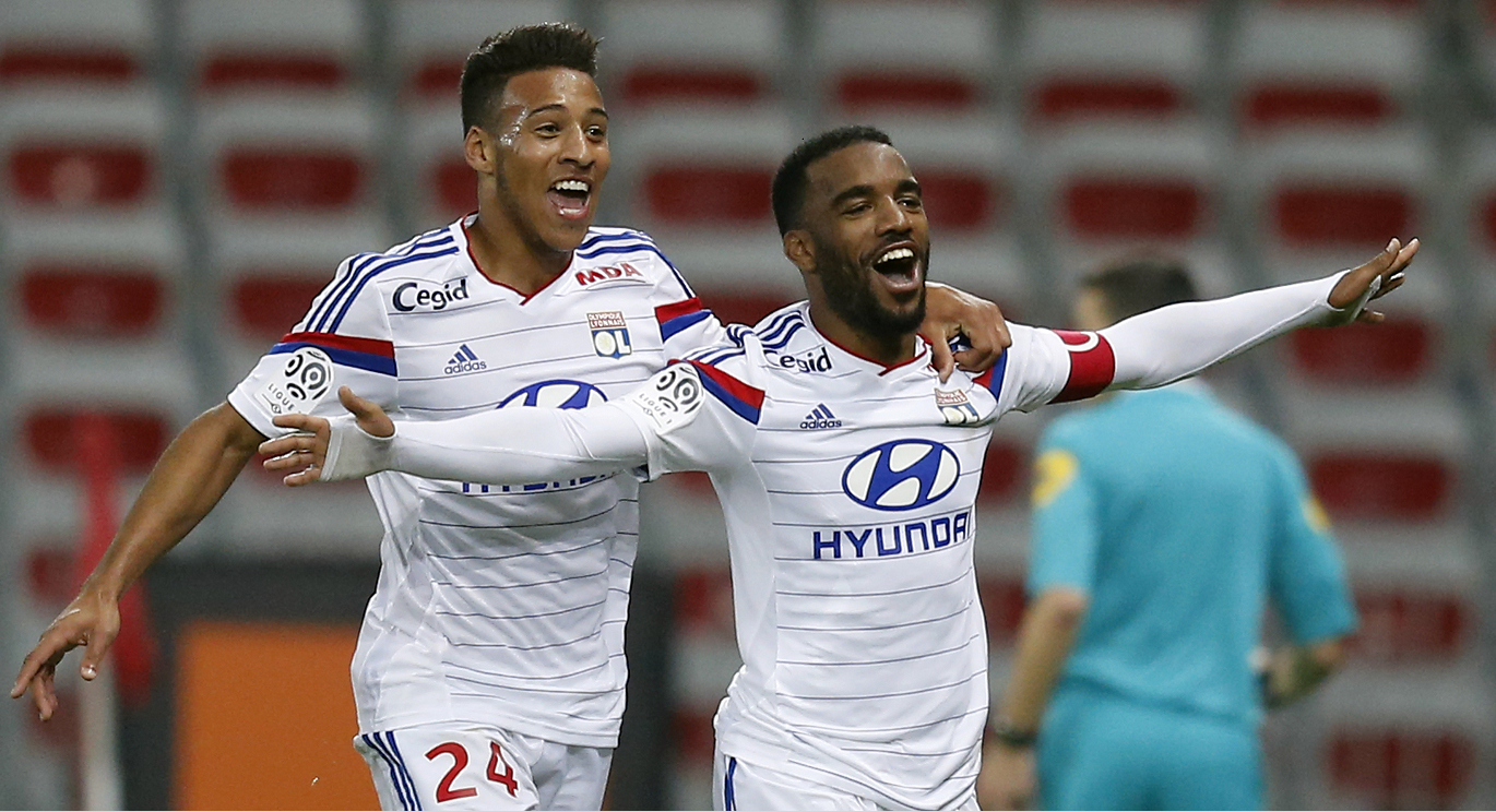 Tolisso et Lacazette Nice OL ()