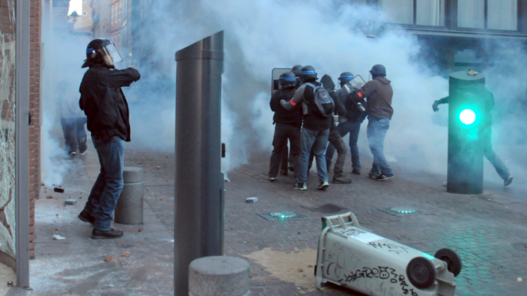 Manifestation rémi Fraisse : Heurts à Toulouse