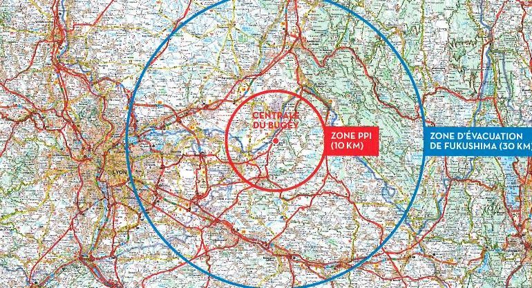 Carte centrale Bugey