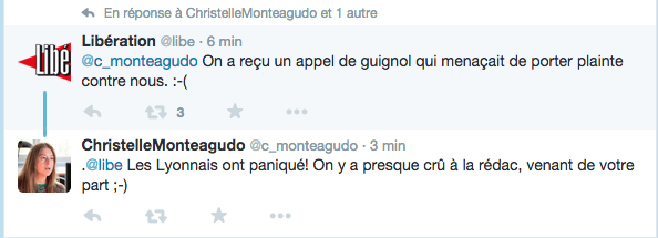 Libé s'excuse sur Twitter avec humour de leur article sur Guignol Libé s'excuse sur Twitter avec humour de leur article sur Guignol