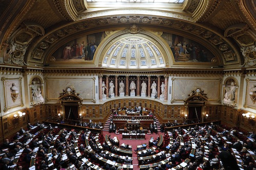 Le Sénat a voté le budget 2015 de la Sécurité Sociale. FRANCOIS GUILLOT / AFP