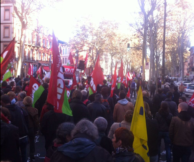 Manifestation contre l'austérité