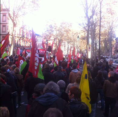 Manifestation contre l'austérité